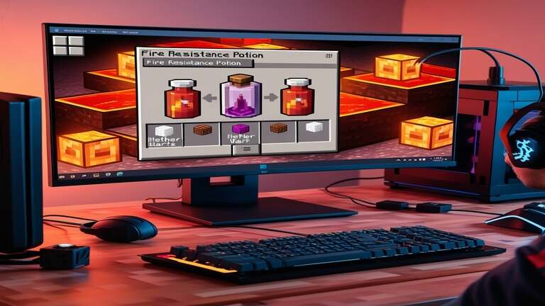 How to Make a Fire Resistance Potion in Minecraft ?
